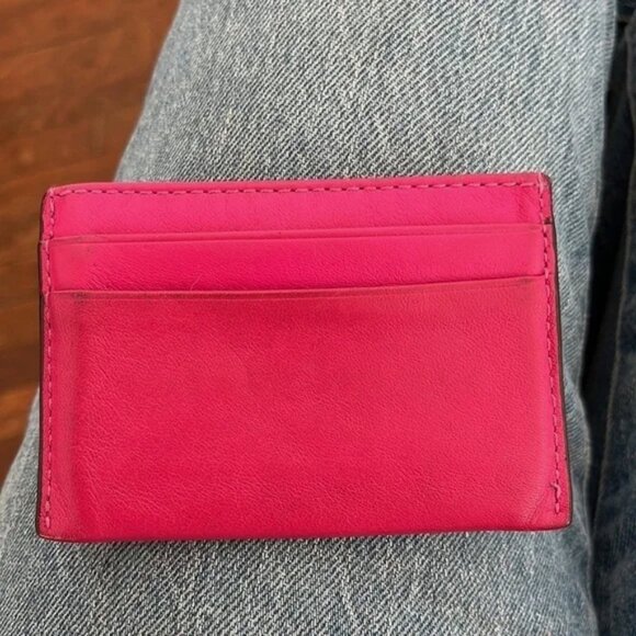 Coach | Hot Pink Slim Card Case - Picture 2 of 4